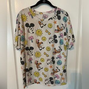 Disney Multicolor Graphic Short Sleeve Tee